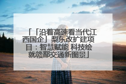「沿着高速看当代江西国企」梨东改扩建项目：智慧赋能 科技绘就赣鄱交通新图景