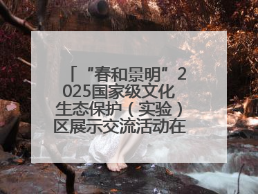 “春和景明”2025国家级文化生态保护（实验）区展示交流活动在洛举办