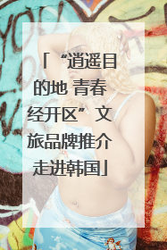 “逍遥目的地 青春经开区”文旅品牌推介走进韩国