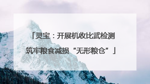 灵宝：开展机收比武检测 筑牢粮食减损“无形粮仓”
