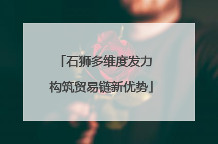 石狮多维度发力 构筑贸易链新优势