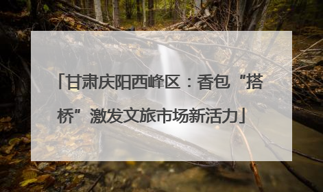 甘肃庆阳西峰区：香包“搭桥”激发文旅市场新活力