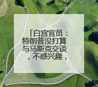 白宫官员：特朗普没打算与马斯克交谈，不感兴趣，准备卖掉早前购买的特斯拉