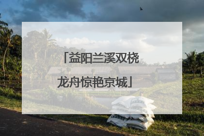 益阳兰溪双桡龙舟惊艳京城
