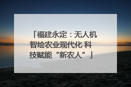 福建永定：无人机智绘农业现代化 科技赋能“新农人”