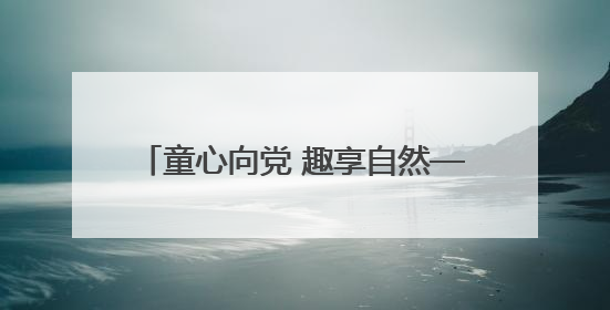 童心向党 趣享自然——淮安市实验小学二12中队露营实践活动