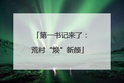 第一书记来了：荒村“焕”新颜