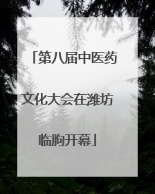 第八届中医药文化大会在潍坊临朐开幕