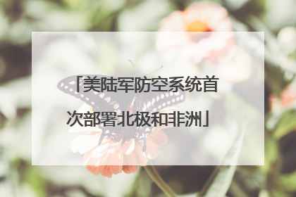 美陆军防空系统首次部署北极和非洲