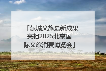东城文旅最新成果亮相2025北京国际文旅消费博览会