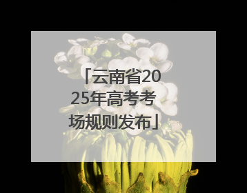 云南省2025年高考考场规则发布