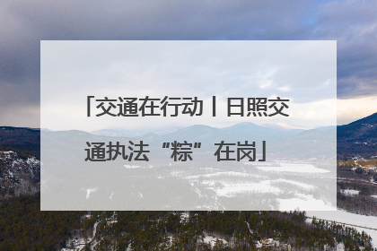 交通在行动丨日照交通执法“粽”在岗