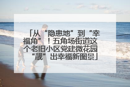从“隐患地”到“幸福角”！五角场街道这个老旧小区党建微花园“靓”出幸福新图景