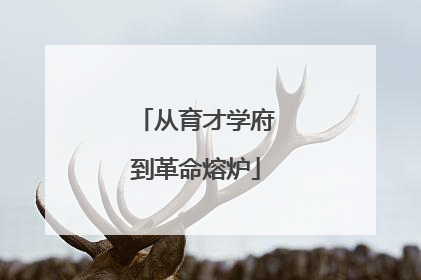 从育才学府到革命熔炉
