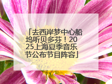 去西岸梦中心船坞听贝多芬！2025上海夏季音乐节公布节目阵容