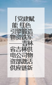 党建赋能 红色引擎锻造物资铁军——吉林省吉林供电公司物资部激活供应链新动能