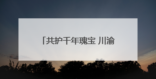 共护千年瑰宝 川渝55家单位联合发布《石窟联合保护倡议》