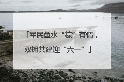 军民鱼水“粽”有情，双拥共建迎“六一”
