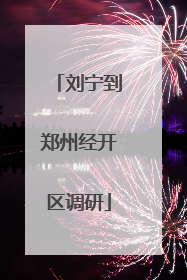 刘宁到郑州经开区调研