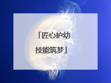 匠心护幼 技能筑梦