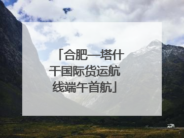合肥—塔什干国际货运航线端午首航