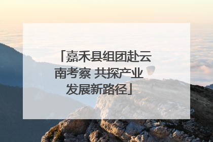 嘉禾县组团赴云南考察 共探产业发展新路径