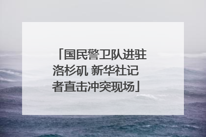 国民警卫队进驻洛杉矶 新华社记者直击冲突现场