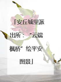 安丘城里派出所：“云端枫桥”绘平安图景