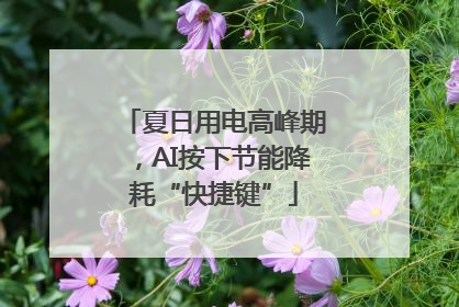 夏日用电高峰期，AI按下节能降耗“快捷键”