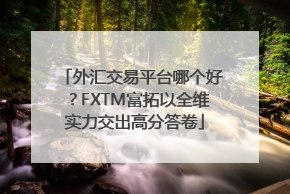 外汇交易平台哪个好？FXTM富拓以全维实力交出高分答卷