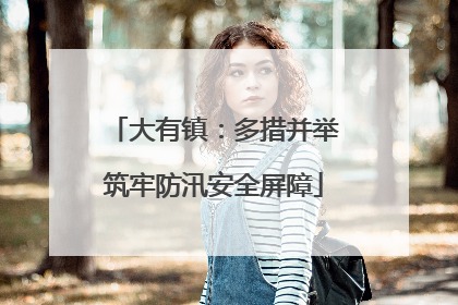 大有镇：多措并举筑牢防汛安全屏障