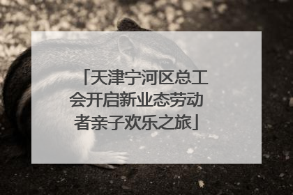 天津宁河区总工会开启新业态劳动者亲子欢乐之旅