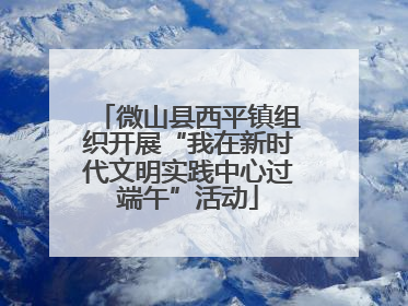 微山县西平镇组织开展“我在新时代文明实践中心过端午”活动