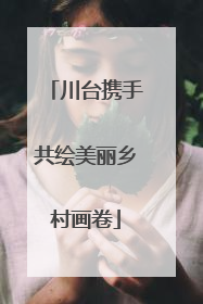 川台携手共绘美丽乡村画卷