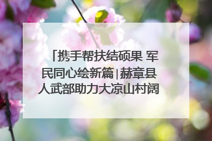 携手帮扶结硕果 军民同心绘新篇∣赫章县人武部助力大凉山村阔步乡村振兴路
