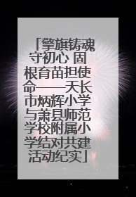 擎旗铸魂守初心 固根育苗担使命——天长市炳辉小学与萧县师范学校附属小学结对共建活动纪实