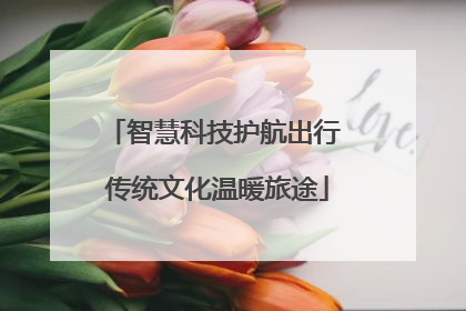 智慧科技护航出行 传统文化温暖旅途