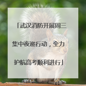 武汉消防开展周三集中夜巡行动，全力护航高考顺利进行
