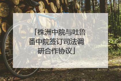 株洲中院与吐鲁番中院签订司法调研合作协议