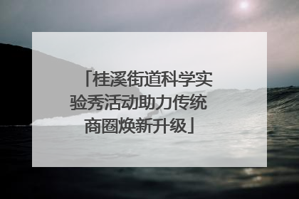 桂溪街道科学实验秀活动助力传统商圈焕新升级