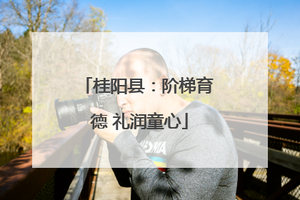 桂阳县：阶梯育德 礼润童心