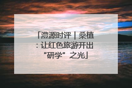 澧源时评｜桑植：让红色旅游开出“研学”之光