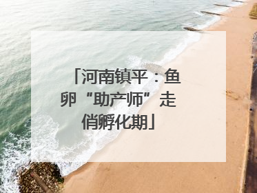 河南镇平：鱼卵“助产师”走俏孵化期