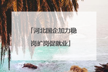 河北国企加力稳岗扩岗促就业