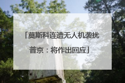 莫斯科连遭无人机袭扰 普京：将作出回应