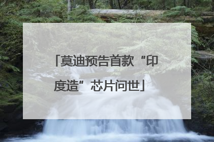 莫迪预告首款“印度造”芯片问世