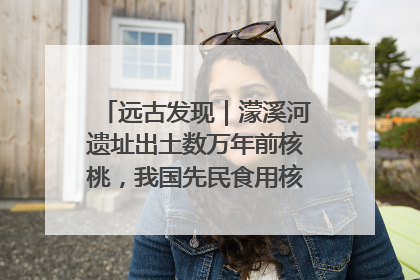 远古发现｜濛溪河遗址出土数万年前核桃，我国先民食用核桃历史大幅提前