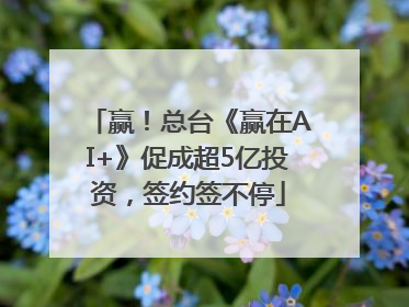 赢！总台《赢在AI+》促成超5亿投资，签约签不停