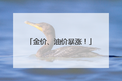 金价、油价暴涨！