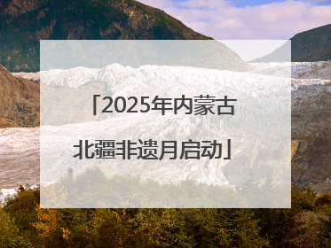 2025年内蒙古北疆非遗月启动
